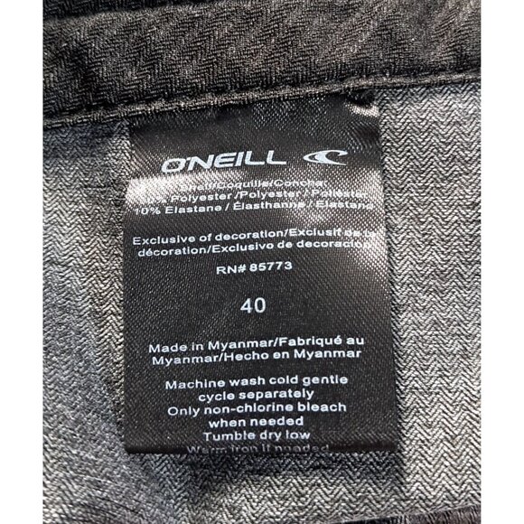 ONeill Mens Black Crossover Hybrid Cargo Shorts Size 40 Polyester/Elastane Light - Picture 5 of 13